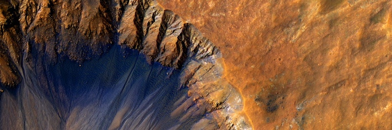 Crater on Mars